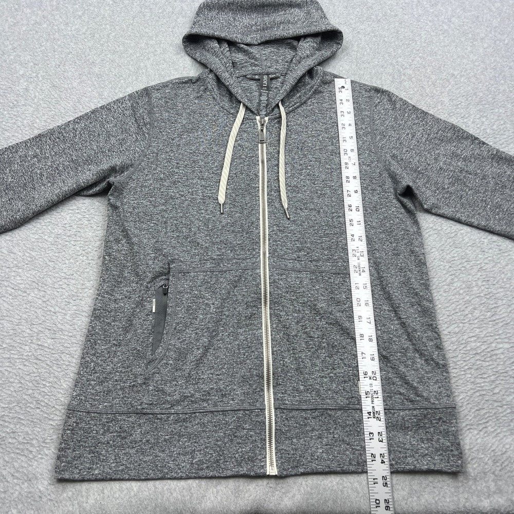 Vuori Halo Performance Hoodie Womens Medium Gray Dreamknit Full Zip Jacket VW201 - Picture 6 of 10